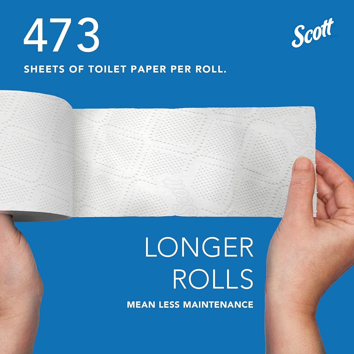 80 Rolls Scott Soft Toilet Paper 473 Sheets 2Ply No Clog Septic Safe Bulk Supply