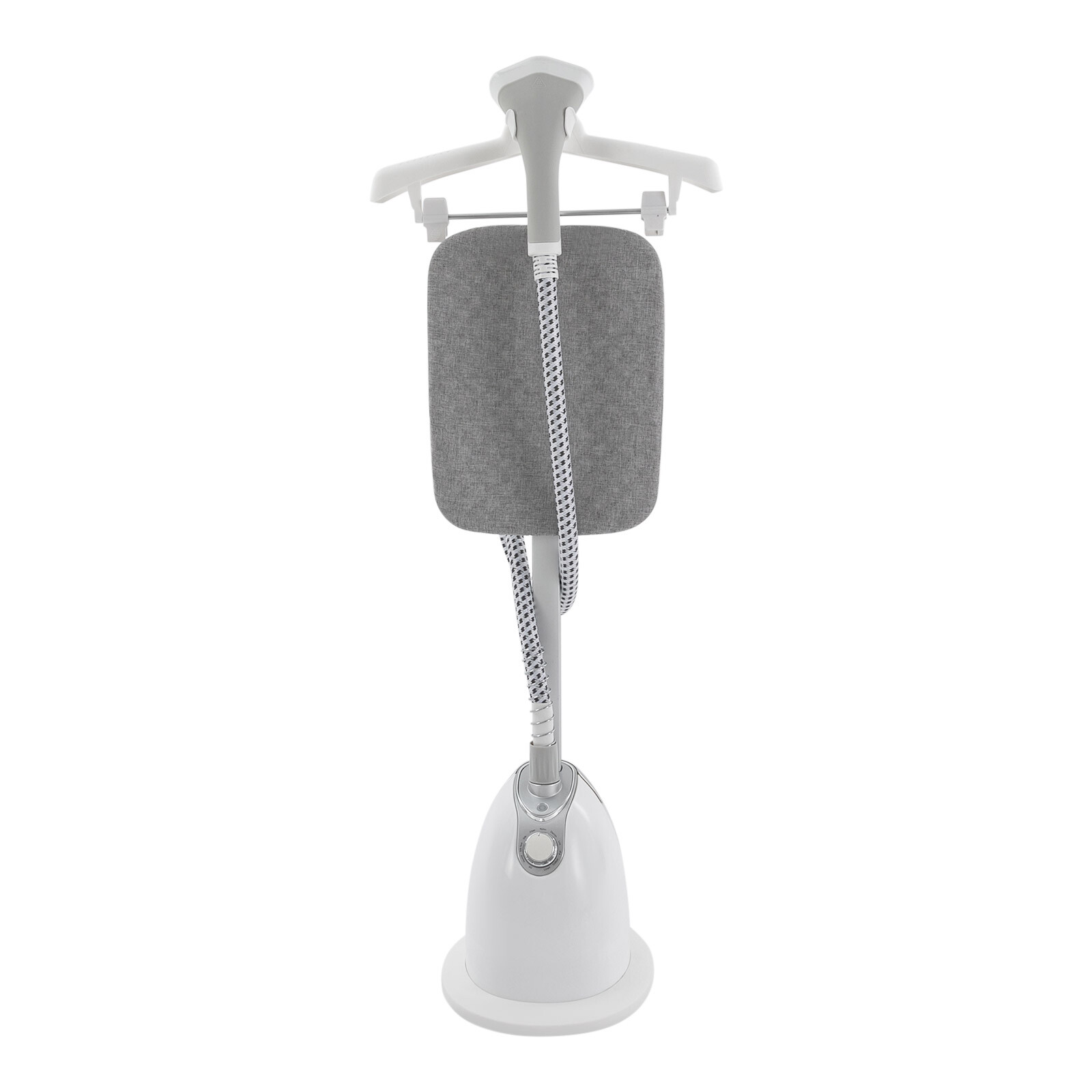 1350W Vertical Garment Steamer 1.4L Tank Adjustable Height Telescopic Rod White
