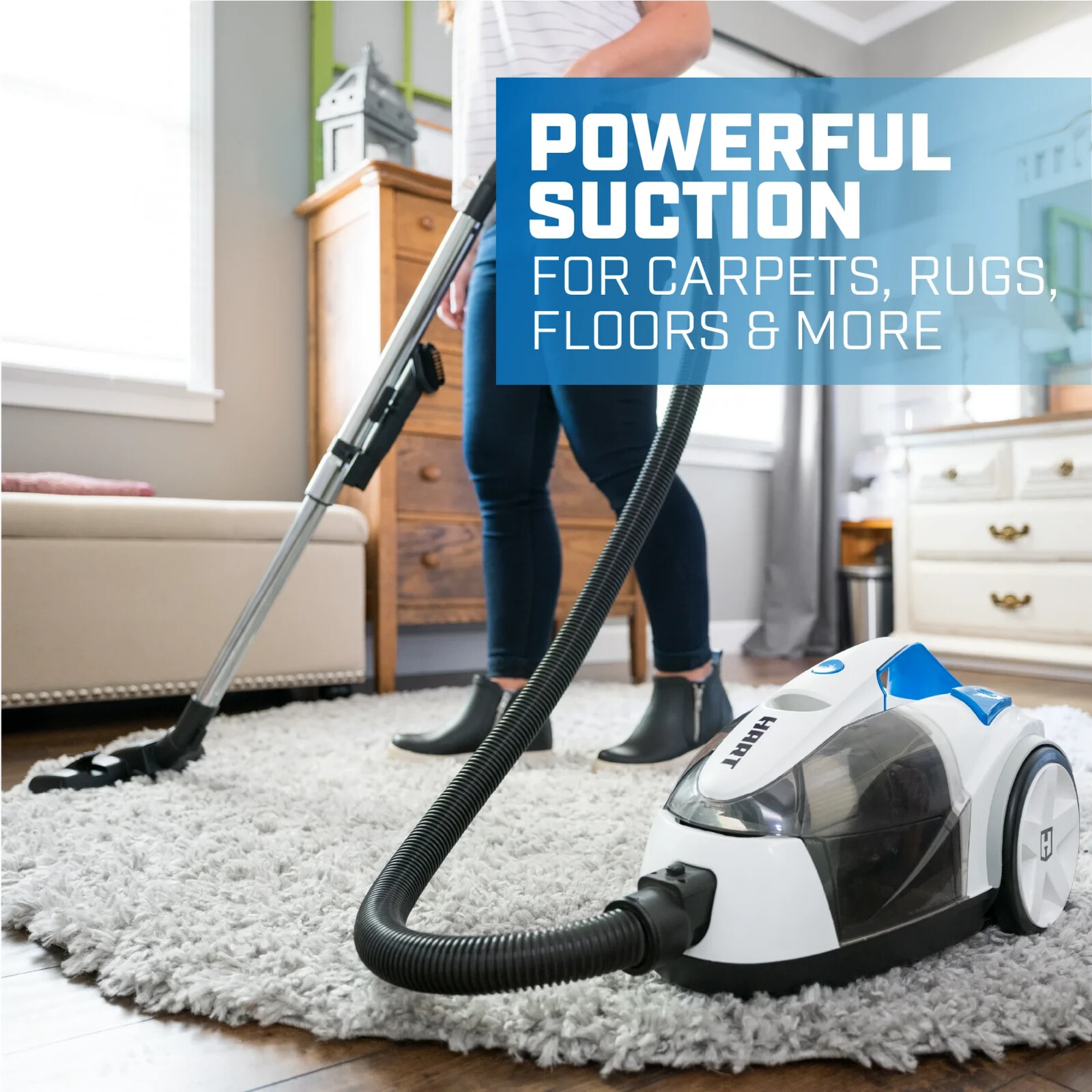New HART Multi-Surface Bagless Canister Vacuum – DC1000