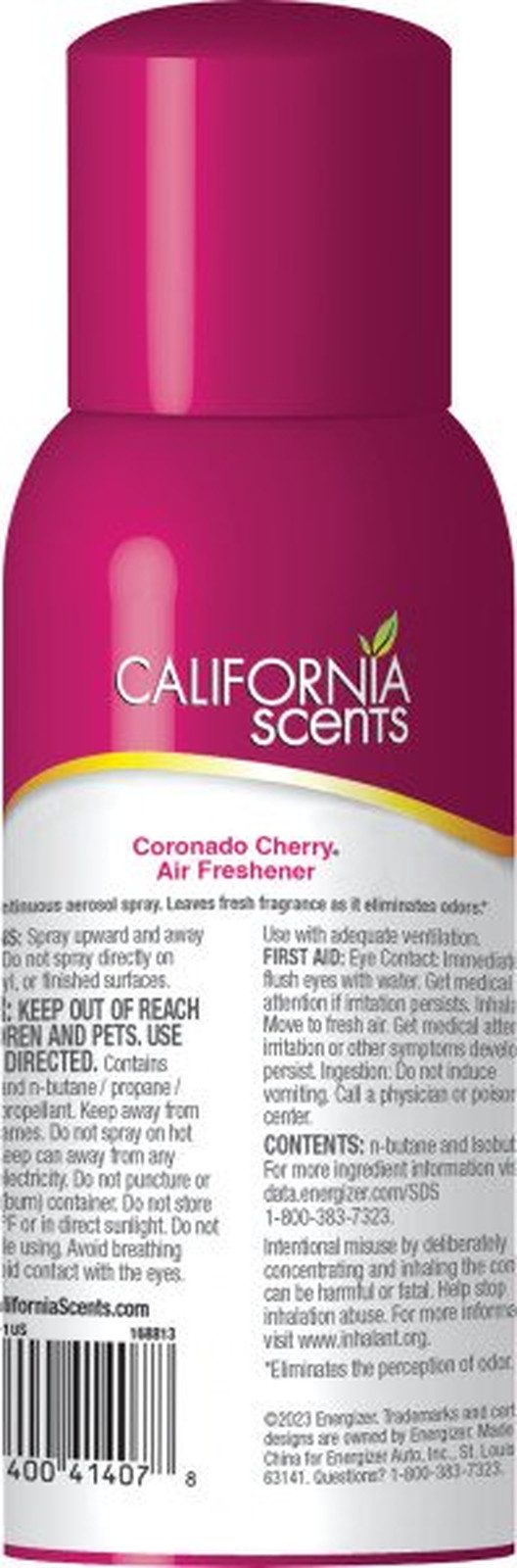 California Scents Coronado Cherry Car Air Freshener Spray – 3.5 OZ