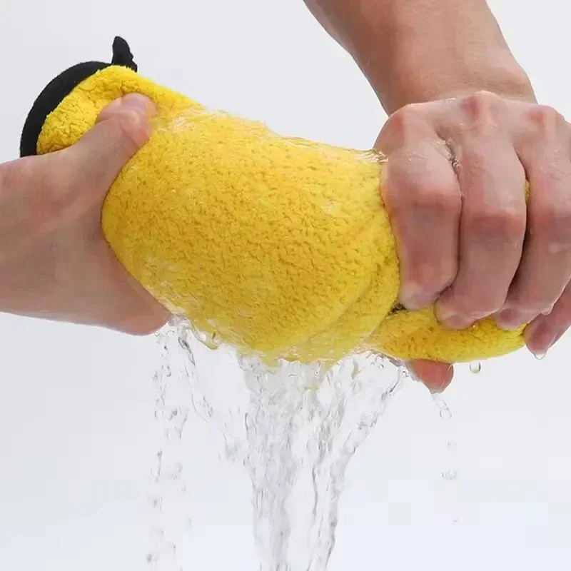 1/10Pcs Microfiber Towels Thicken Car Cleaning Towels Soft Drying Cloth Washing