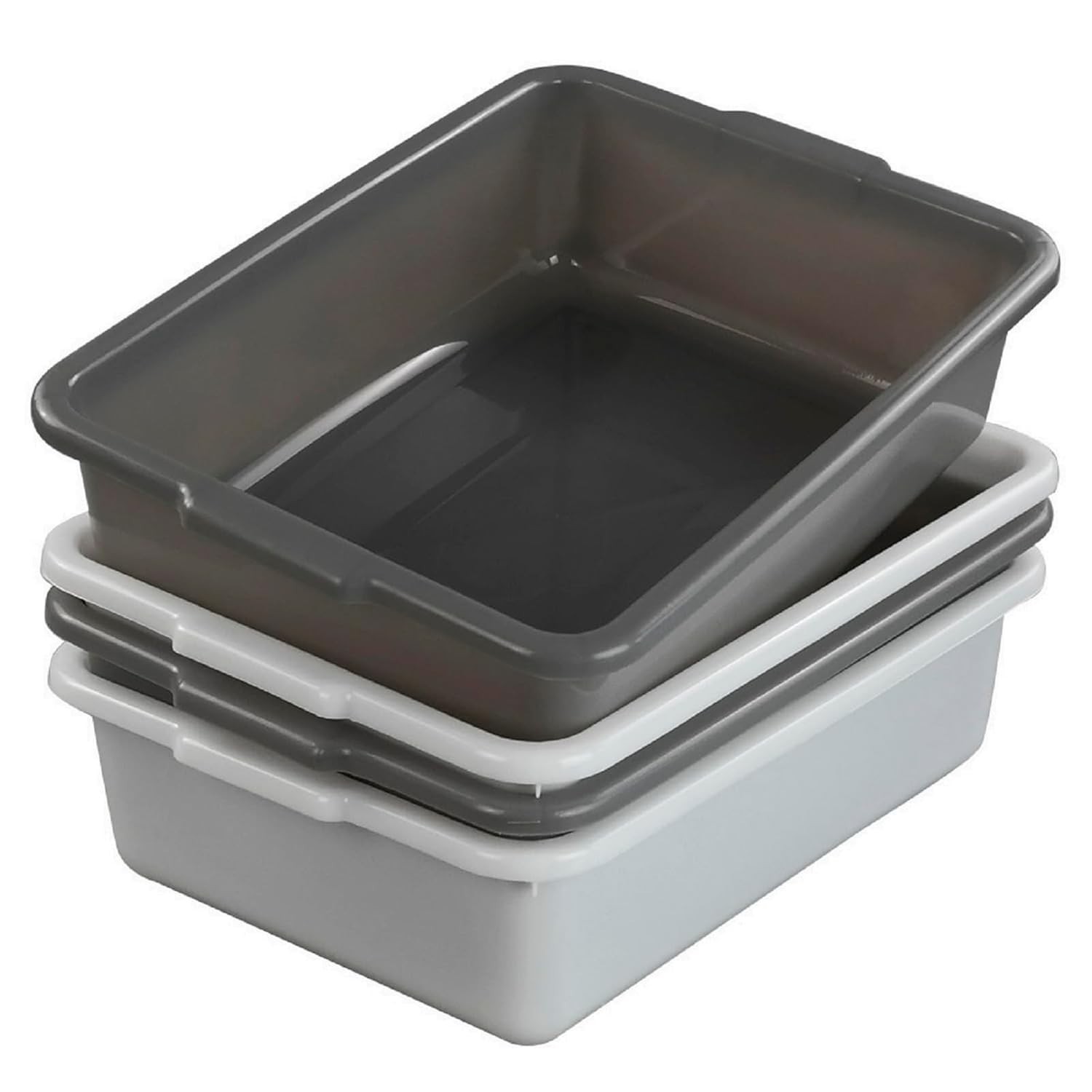 Modern 4-Pack Utility Boxes with Lift-Off Lid – Perfect for Food Prep & Storage