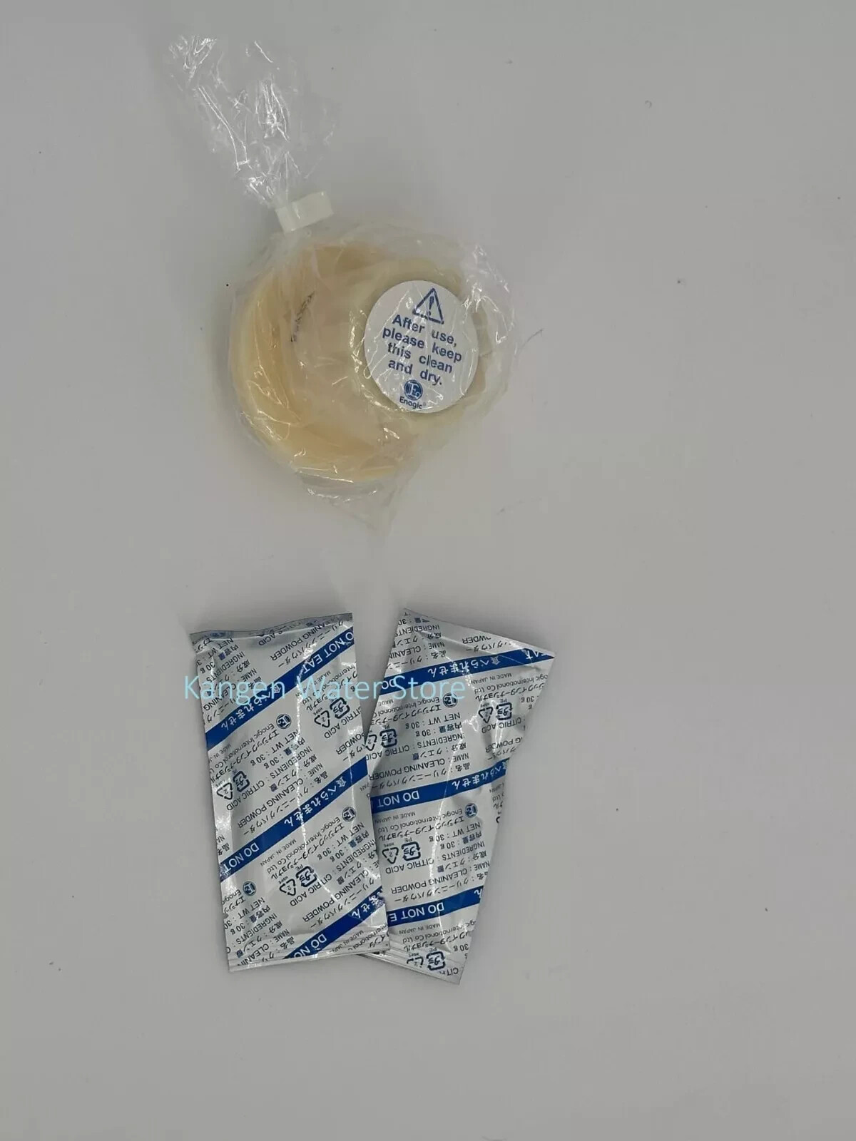 Enagic cleaning CPU-N Cartridge for Kangen Leveluk Machine + 2 Cleaning Powders