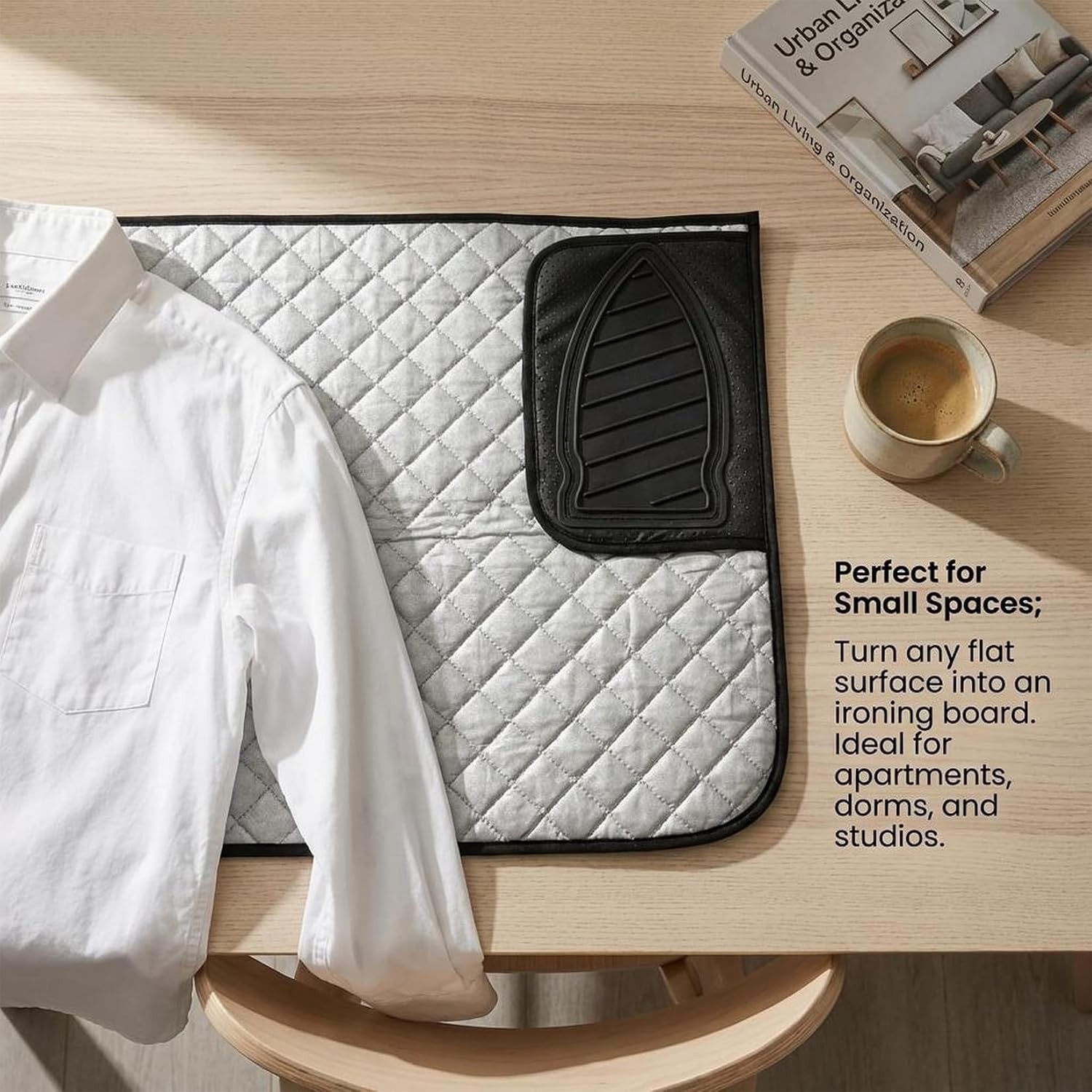 Magnetic Portable Table Top Ironing Board for Home Travel Laundry with Ironing