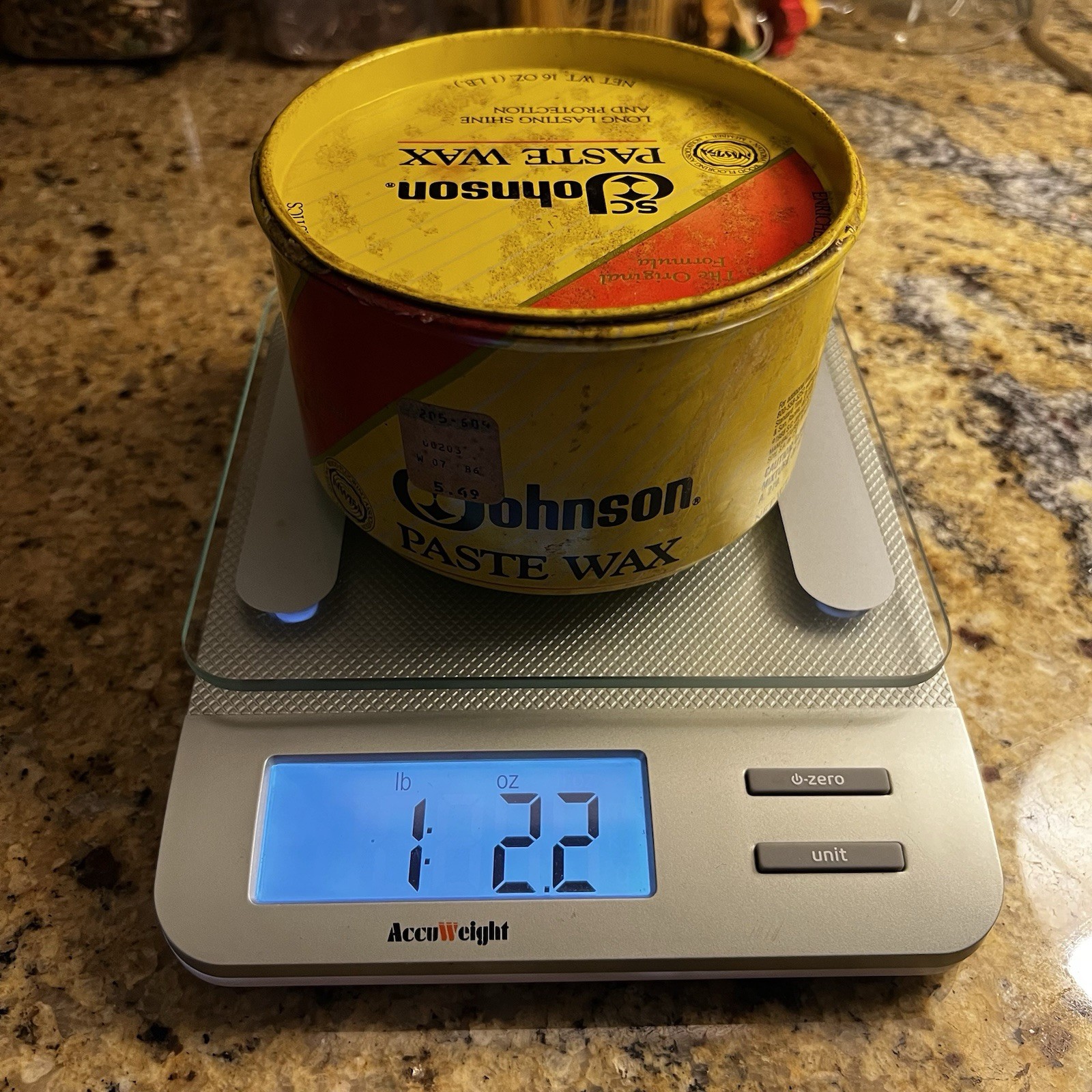 SC Johnson Paste Wax The Original Formula, 16 oz (1 lb) Discontinued Nearly Full