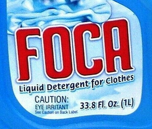 1 FOCA Liquid LAUNDRY DETERGENT Quart = 33.81 oz Bottle MEXICO 42663
