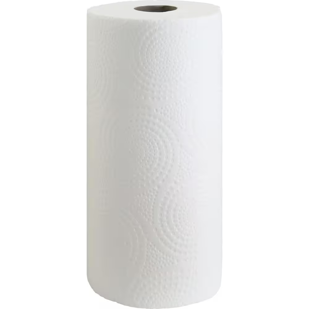 Flexible Size Perforated 2-Ply Paper Towel Rolls (170 Sheets per Roll, 30 Rolls