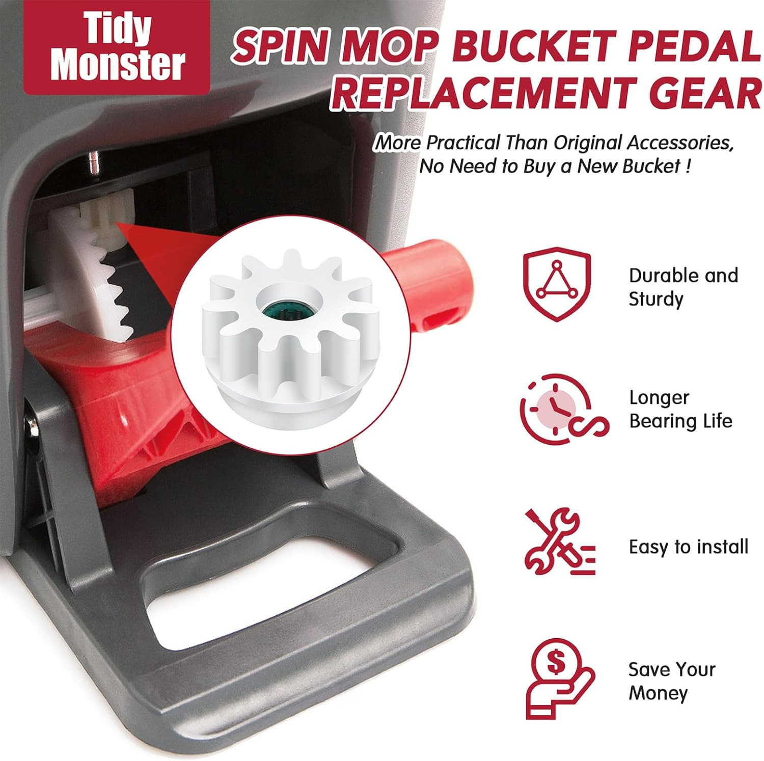 Pedal Bearing Replacement for Ocedar Mop Bucket – Easy Fix for O-Cedar Easywring