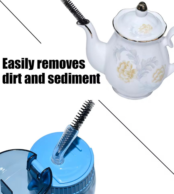 10PCS Multifunctional Cleaning Brush Set Nylon Detail Brushes for Straw, Pipe