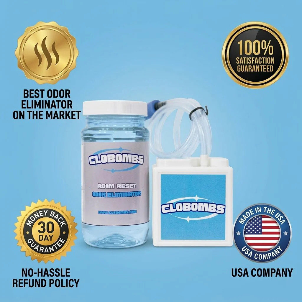 CloBombs, Odor Remover, Home, Car, Pet Urine, Smoke, Mildew, Sweat, Body Odor