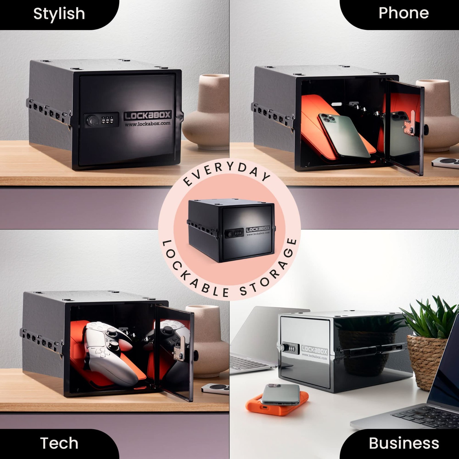Compact Lockable Storage Box for Food, Medicines & Tech | Hygienic Home Safety 1
