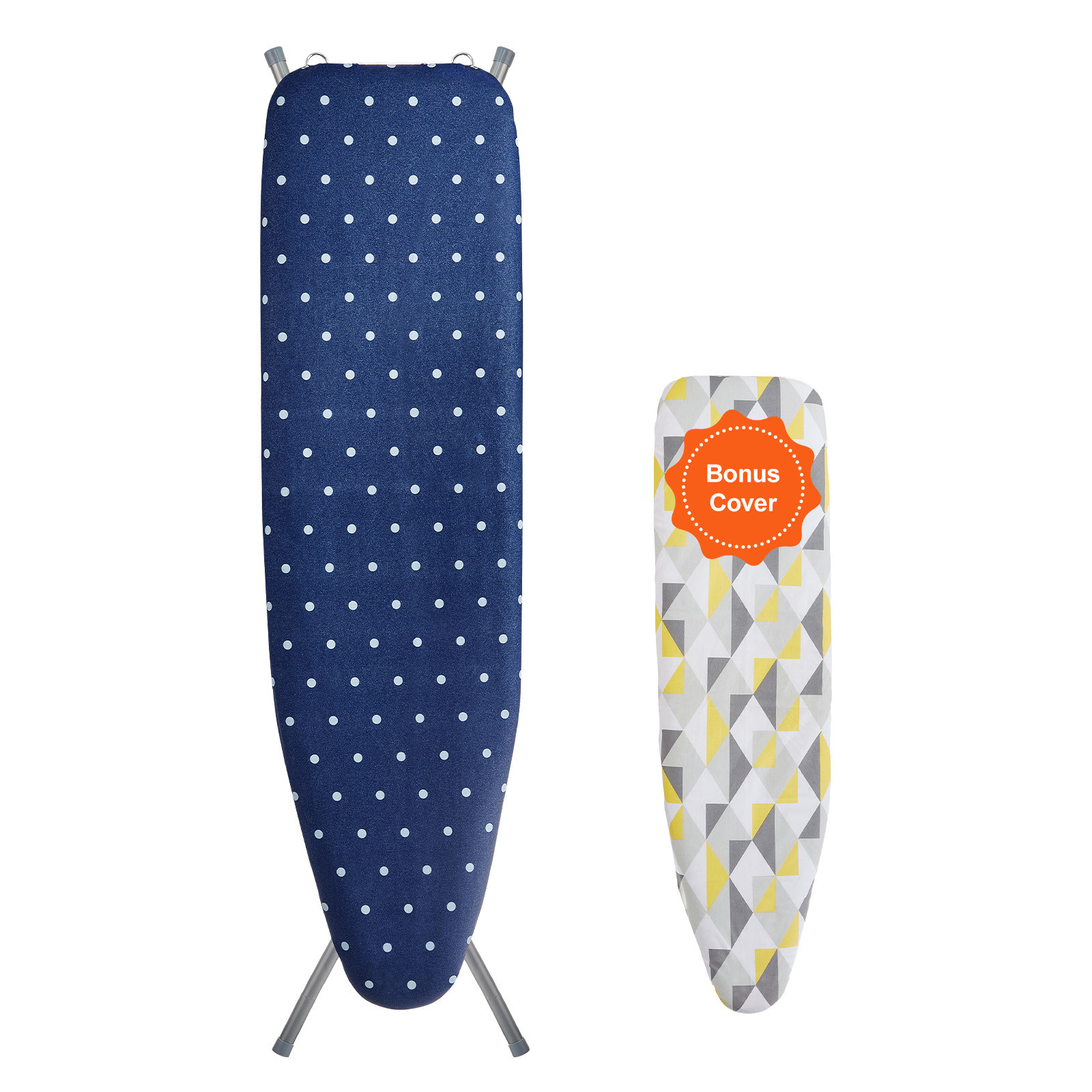 VEVOR Ironing Board with Bottom Storage Tray Thickened 4 Layers Iron Board