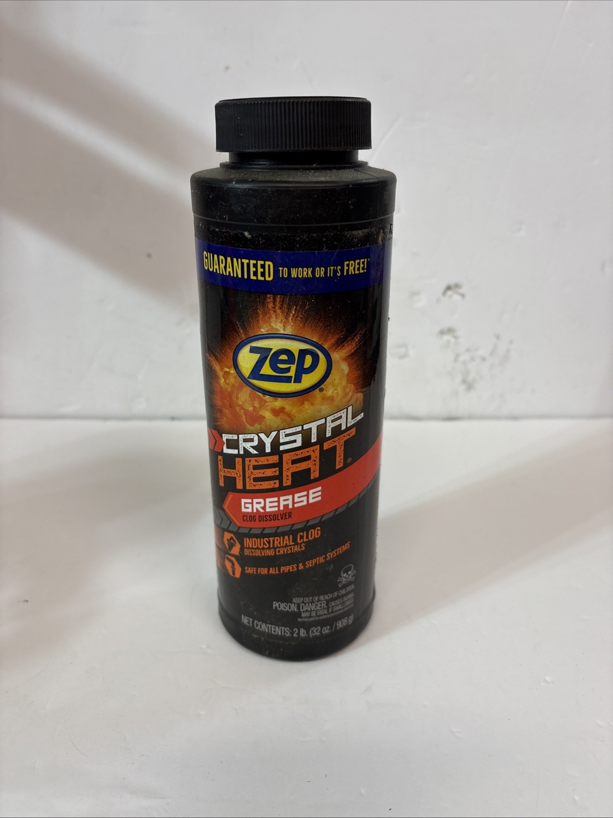 Zep 32 Oz. Crystal Heat Drain Opener New