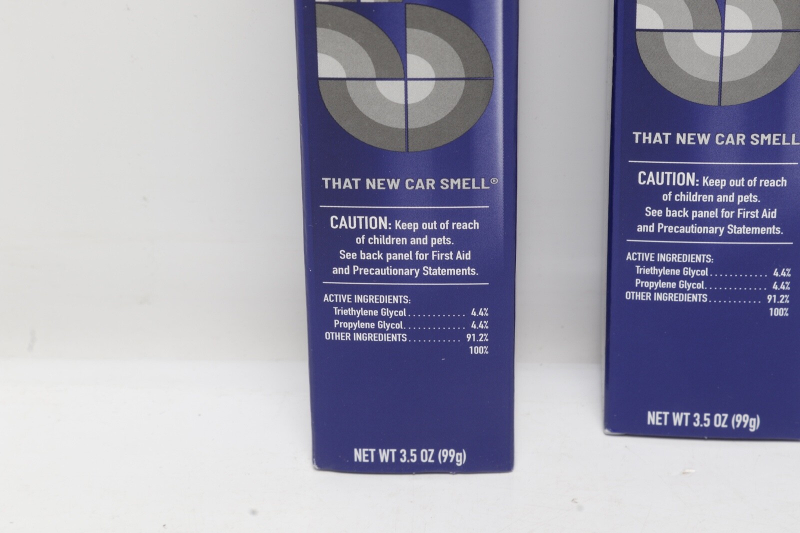 LOT OF 4 OZIUM AIR SANITIZER 3.5OZ NEW CAR SMELL