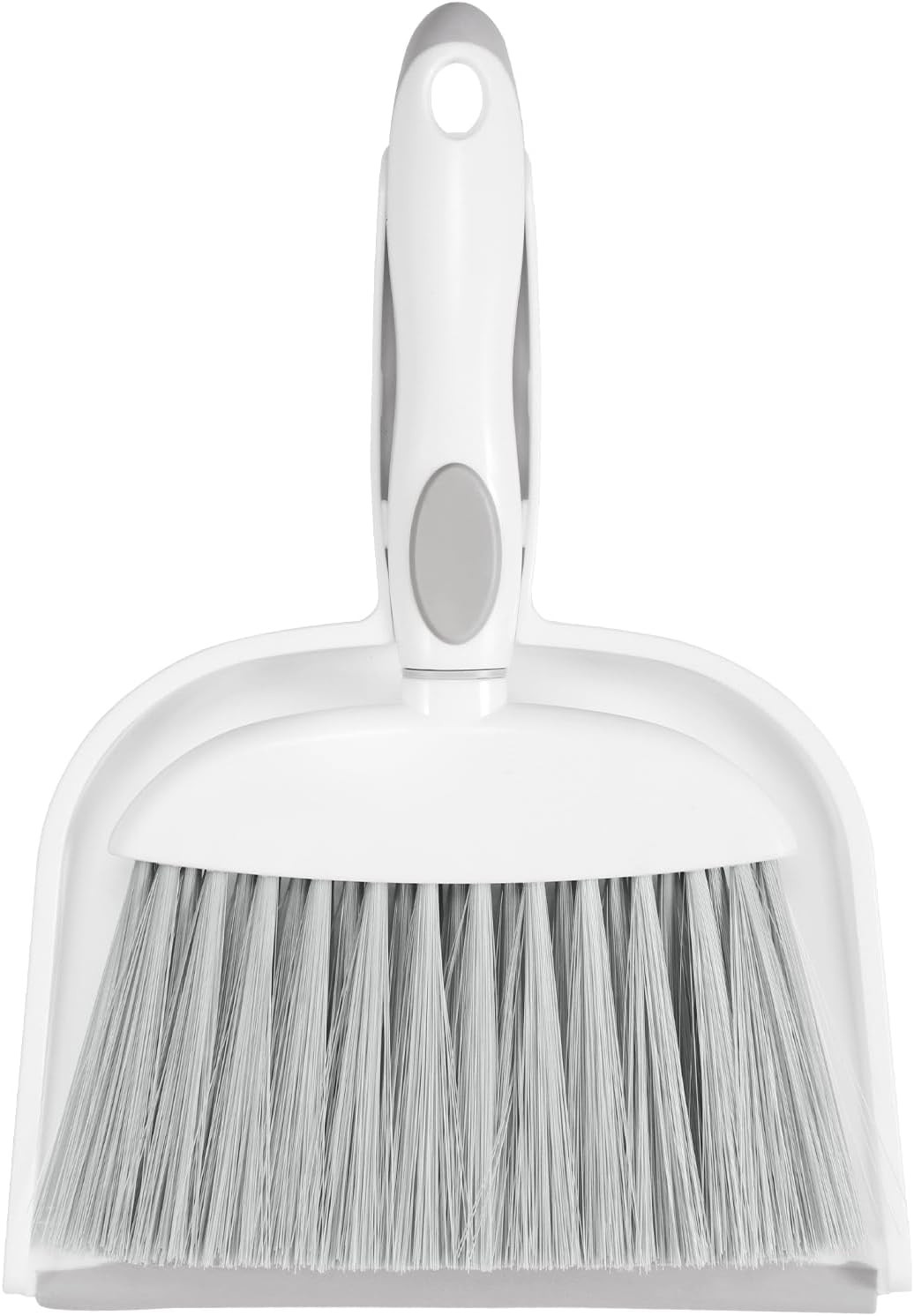 Mini Dust Pan & Brush Set White Gray Desktop Keyboard Drawer Cleaning Tool Home