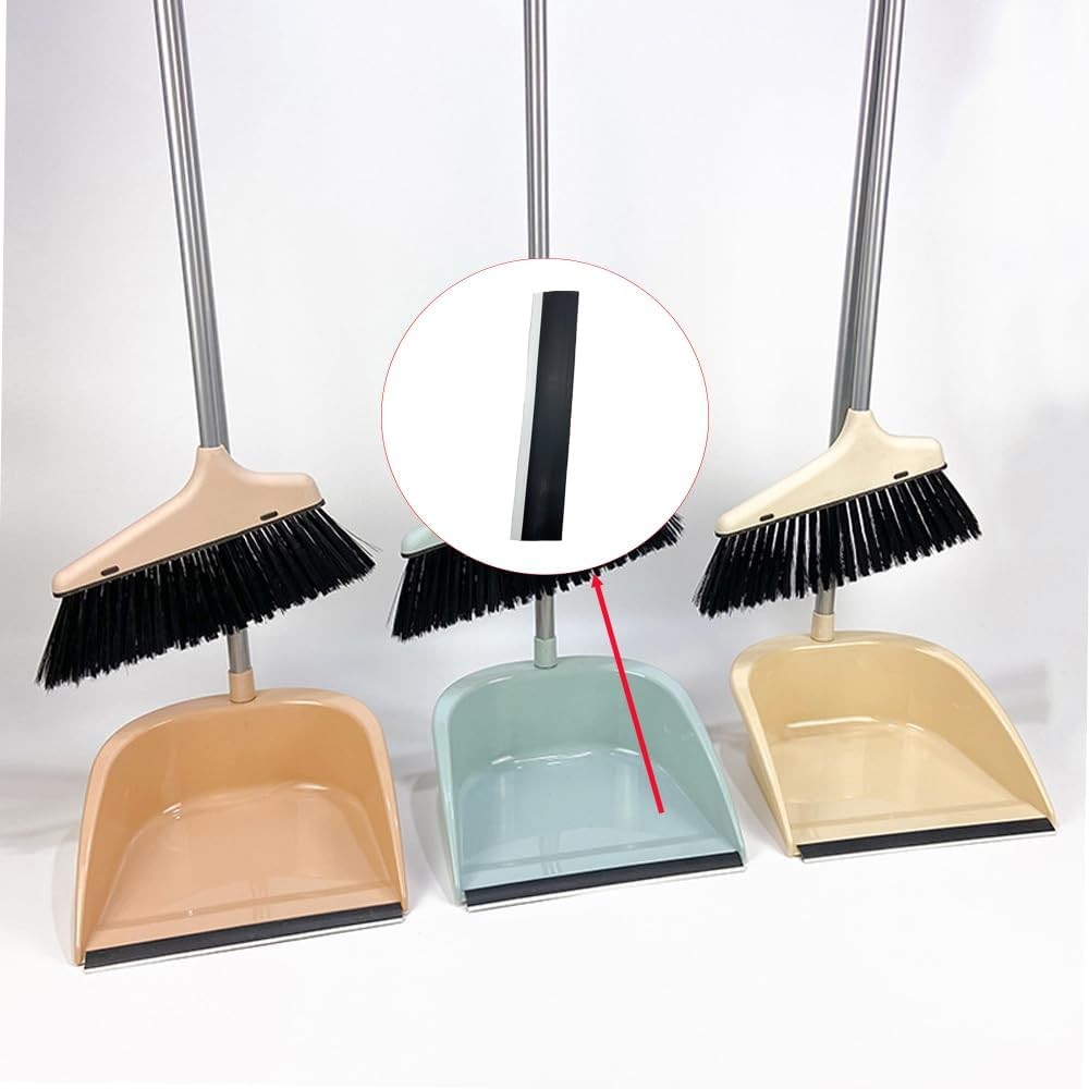 6 Pcs Dustpan Edge Replacement 26cm Garbage Shovel Rubber Lip Strip Dustpan