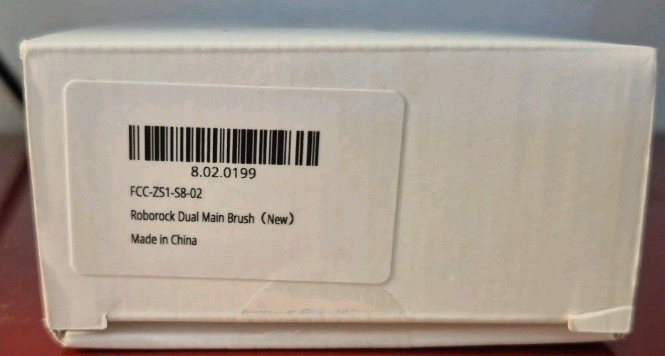 Z ROBOROCK DUOROLLER BRUSH FOR ROBOTIC VACUUMS RED / GREY See Photos New!!