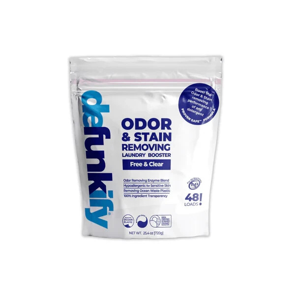 Defunkify Non-Toxic Laundry Booster Free & Clear 25.4 oz 48 Loads