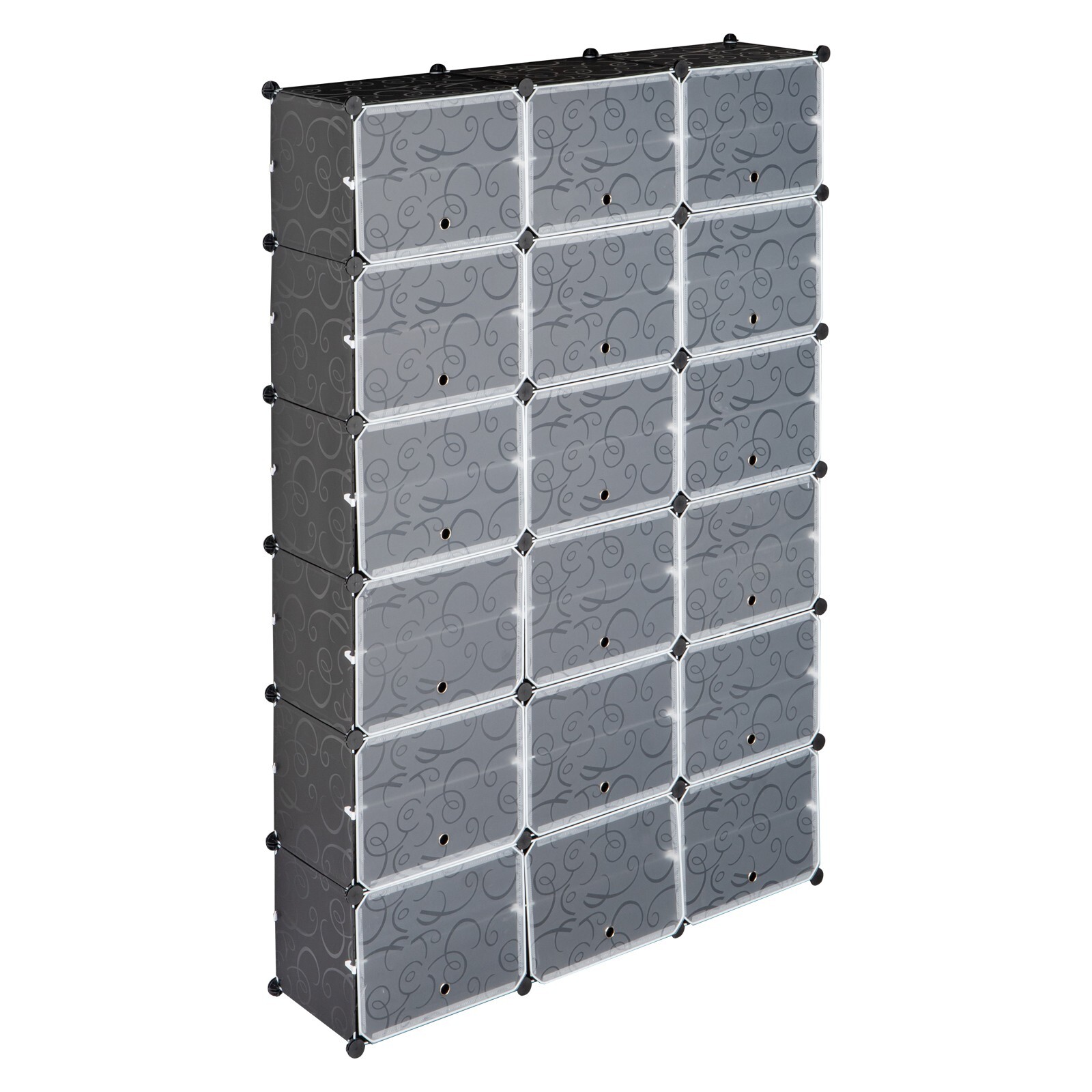 72 Pairs Shoe Rack Organizer 12-Tier Stackable Shoe Storage Cabinet Space Saving