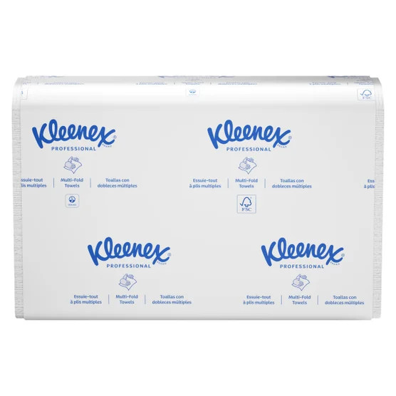 Kleenex Multifold Paper Towels 2400 Count 16 Packs 1 Ply Commercial Hand Towels