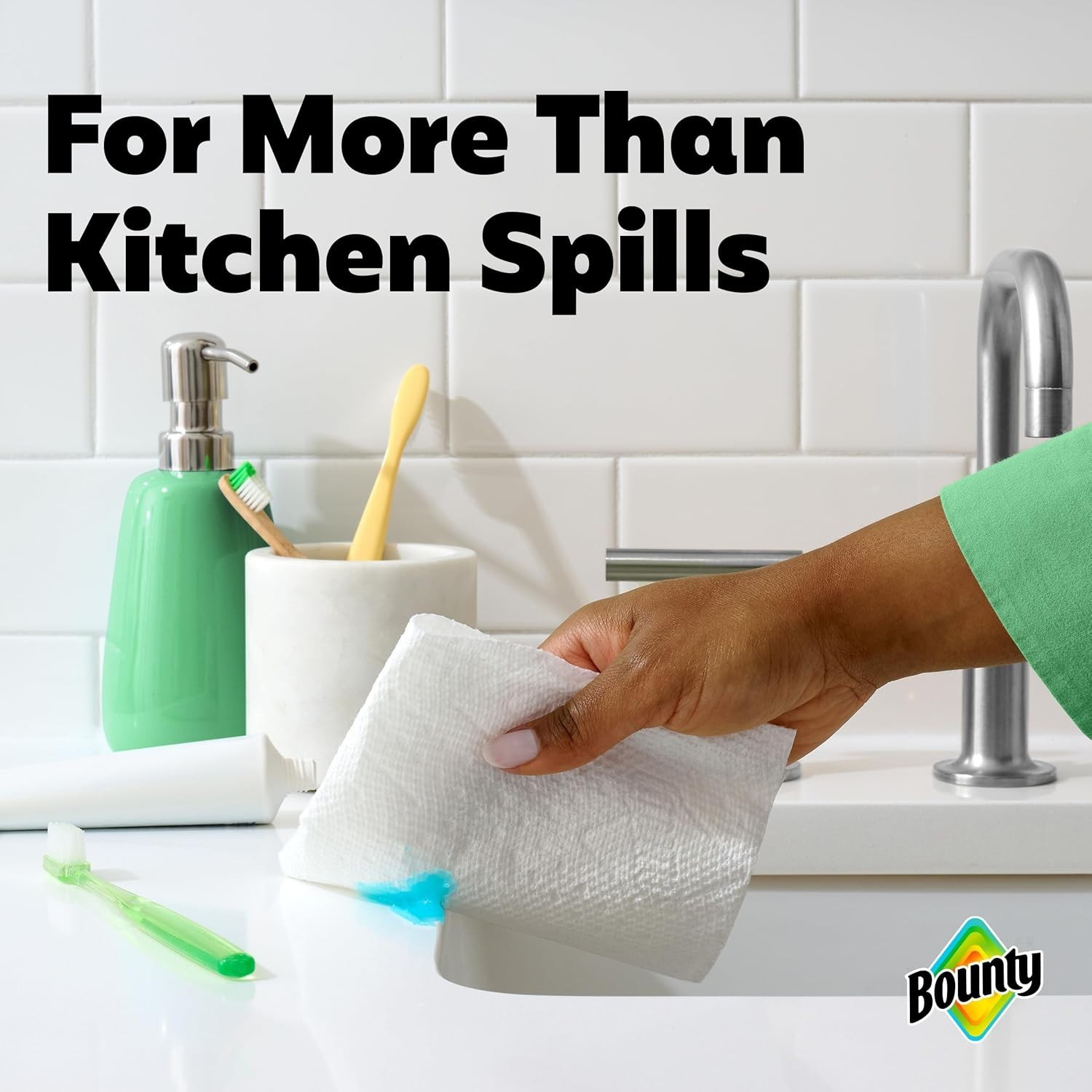 Bounty Select-A-Size Paper Towels, White, 2 Triple Rolls = 6 Regular Rolls