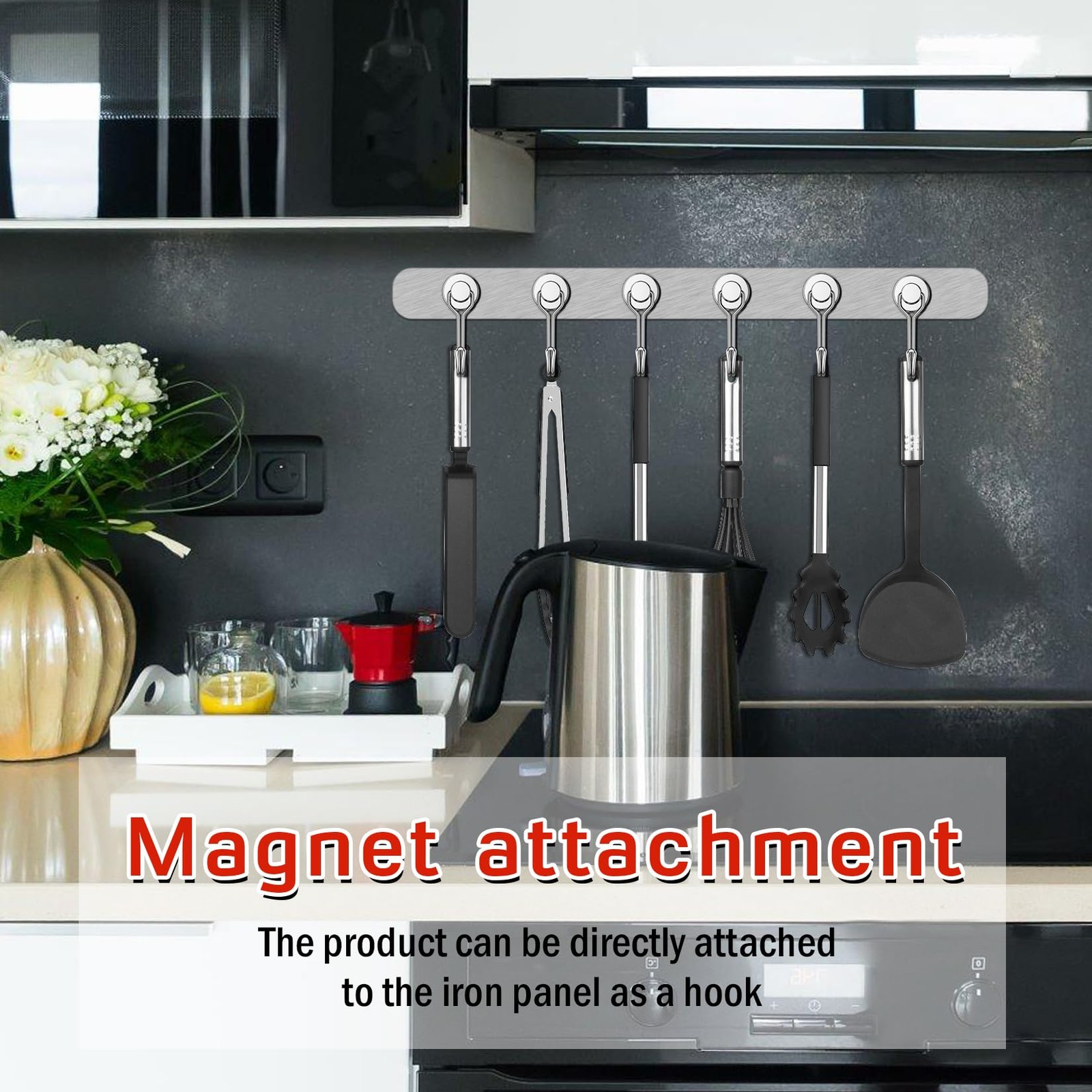 Magnetic Hooks for Cruise Cabins, 6 Pack 30 LB+ Magnet Hooks