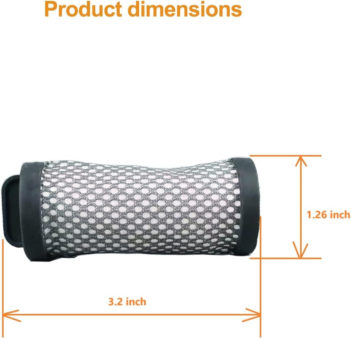 3Pack Filters Replacement Compatible with JIGOO T600 Mattress Vacuum Cleaner