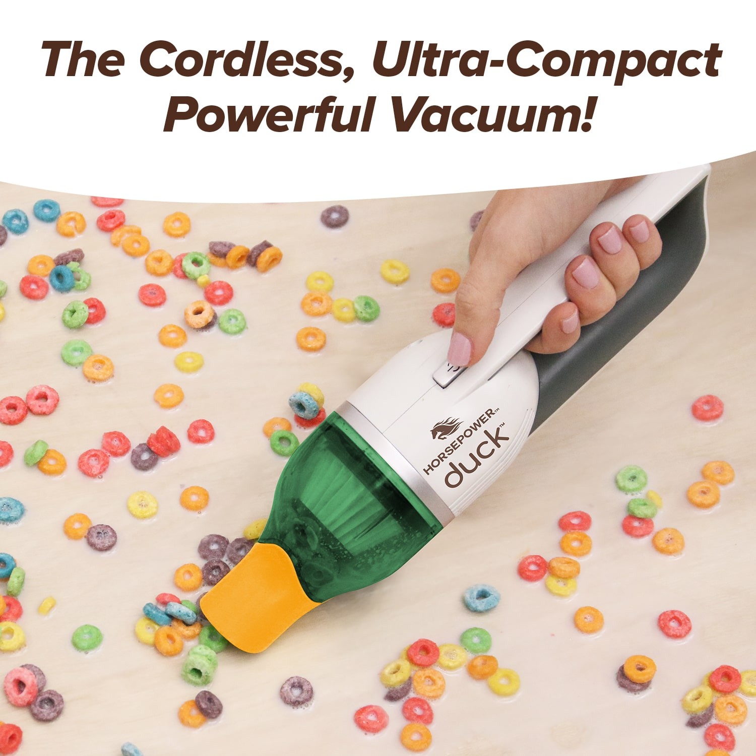 Duck Vacuum Cordless & Ultra-Powerful Vacuum, AS-SEEN-ON-TV, Home & Auto