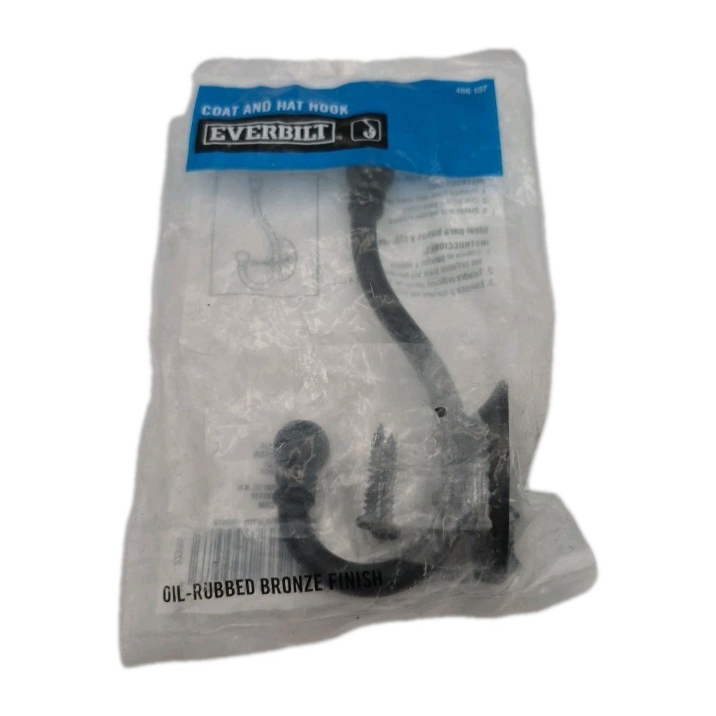 Everbilt Ball-End Coat and Hat Hook Oil-Rubbed Bronze 2-3/8″ 486 107