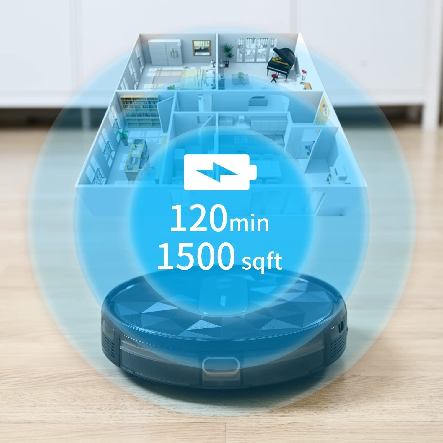 Refurbished AIRROBO P20 Automati Robot Vacuum Cleaner 2800Pa for Home Pet Hair