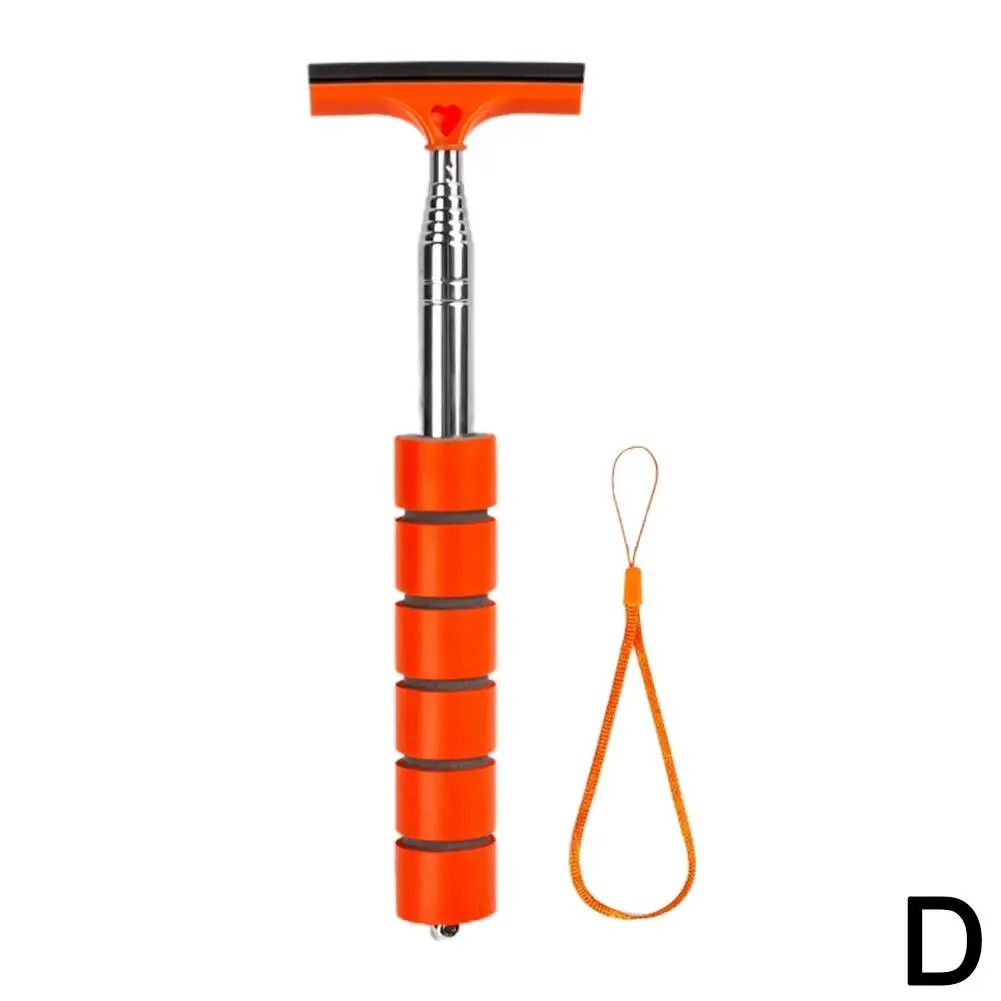 Portable Car Window Wiper Extendable Handle Glass Mirror Cleaner Cleaning Tool