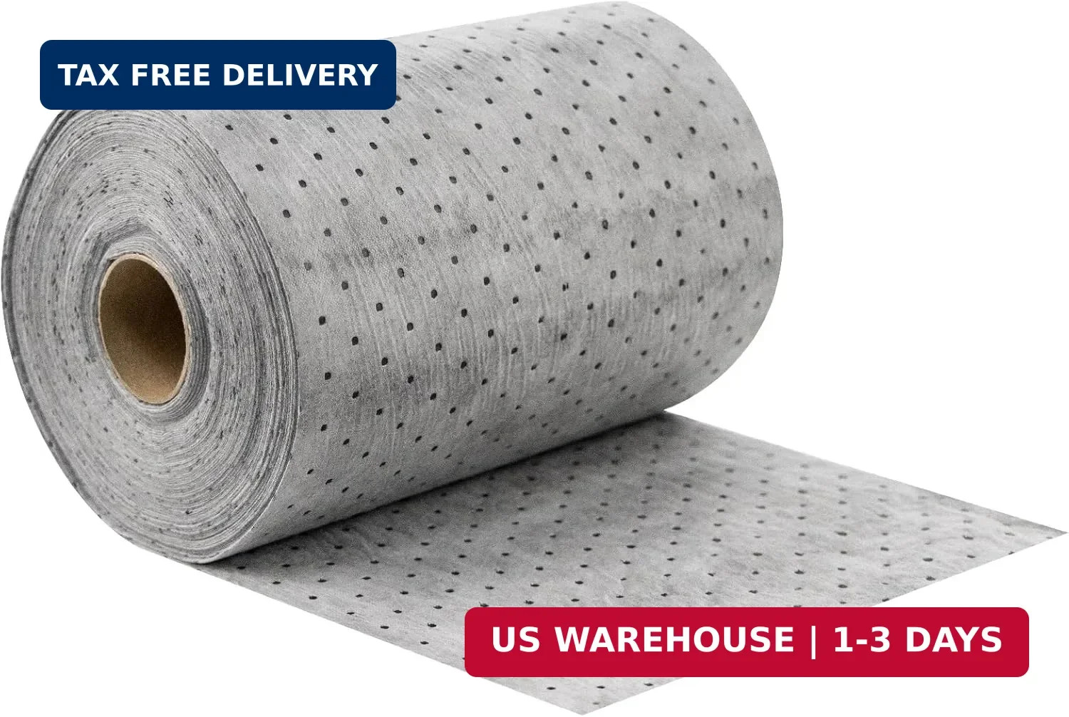 Oil Absorbent Pads Roll, Oil Absorbent Mat 15″ x 50′ Heavy Duty for Industrial G