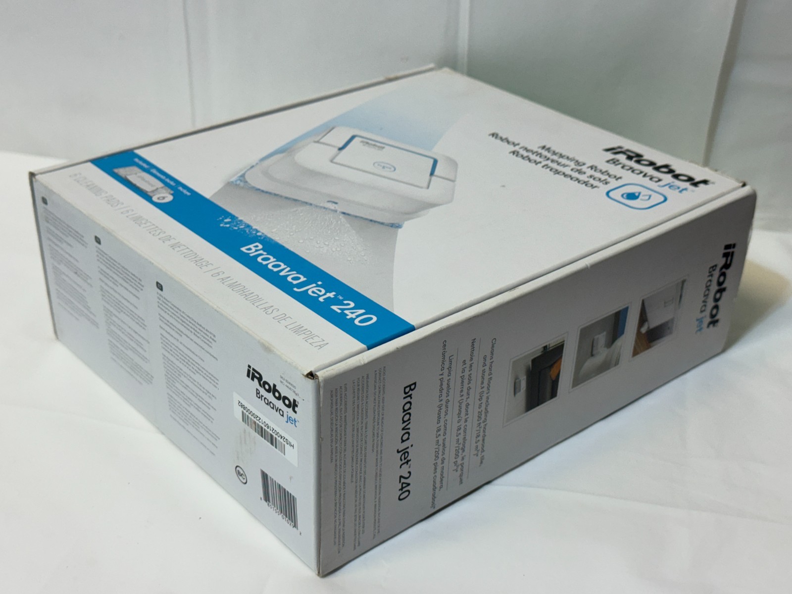 iRobot Braava Jet 240 Mopping Robot, Charger, Battery & Pads (FULLY TESTED)