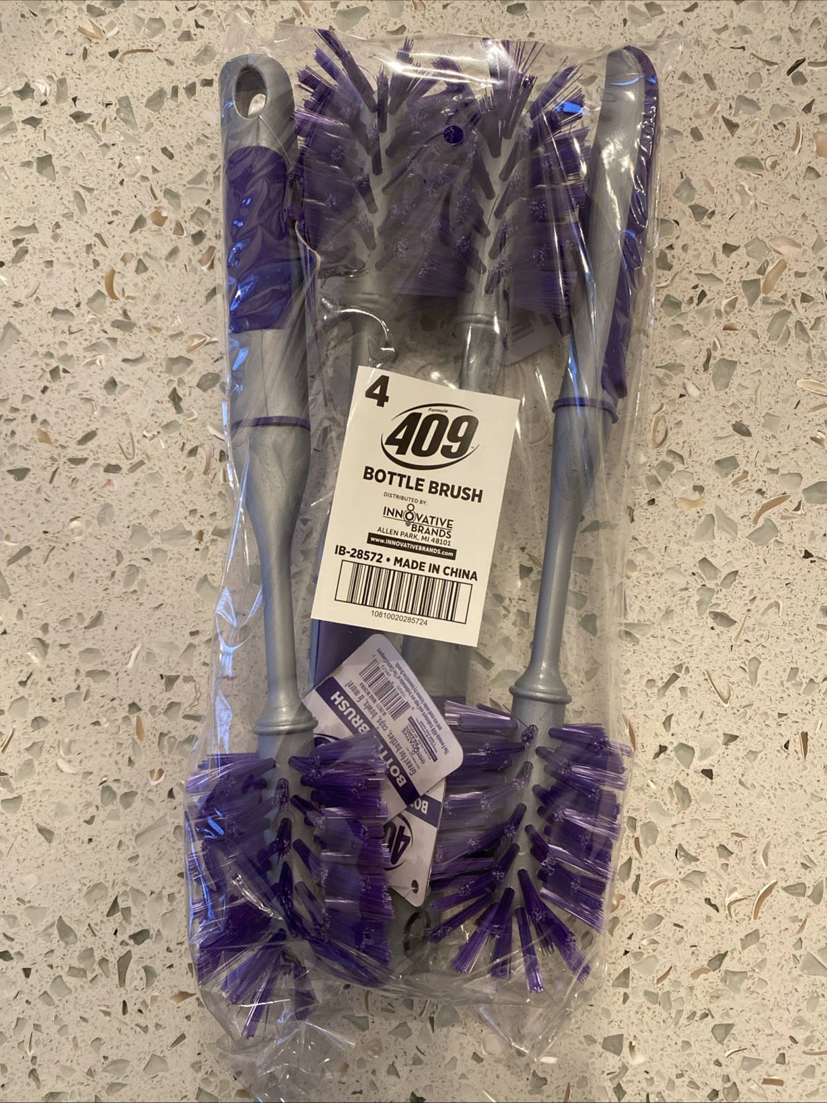 4pk Formula 409 Bottle Brush 12” Stiff Bristle