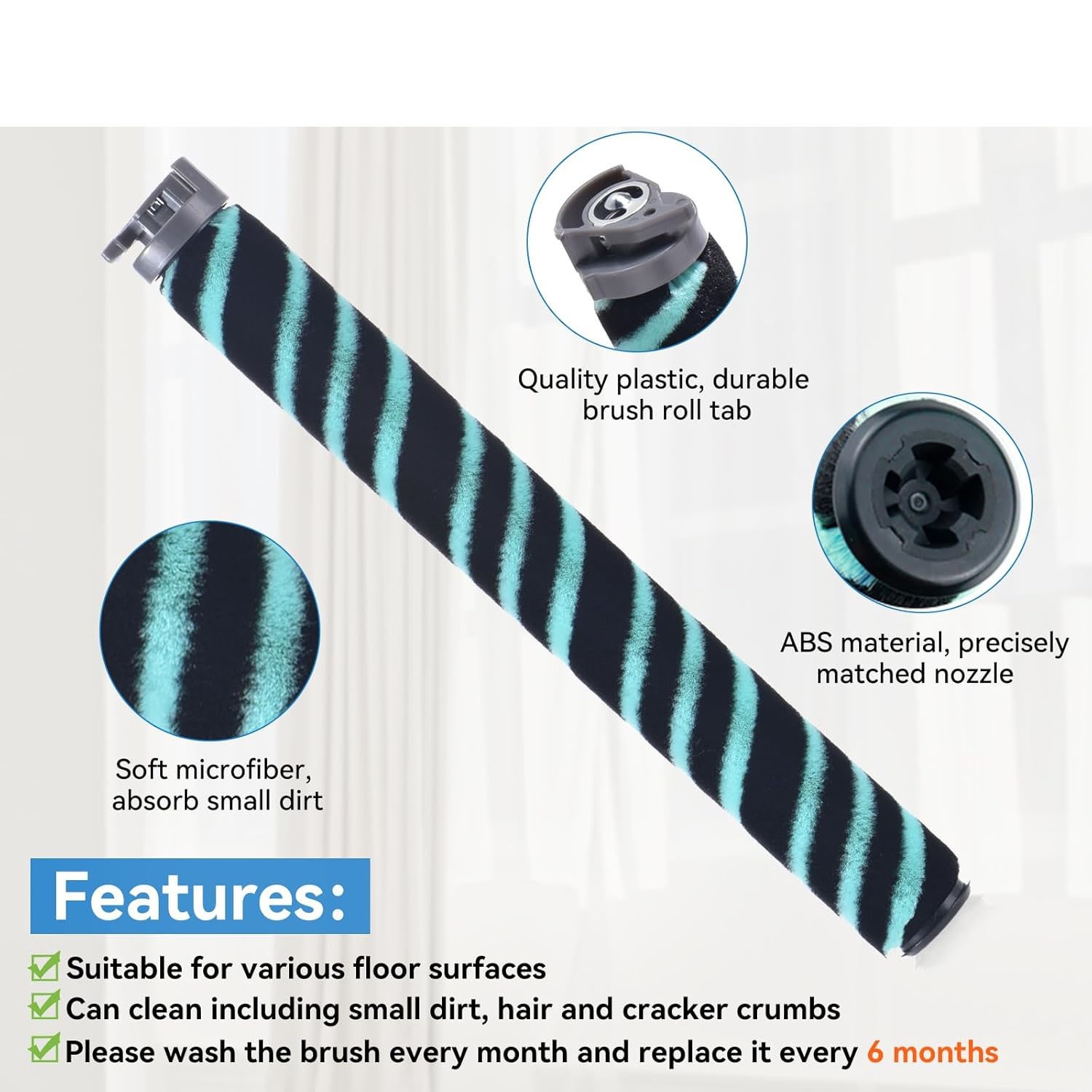 AZ4002 Roller Brush Filter Part kit for Shark Powerdetect Upright Vacuum
