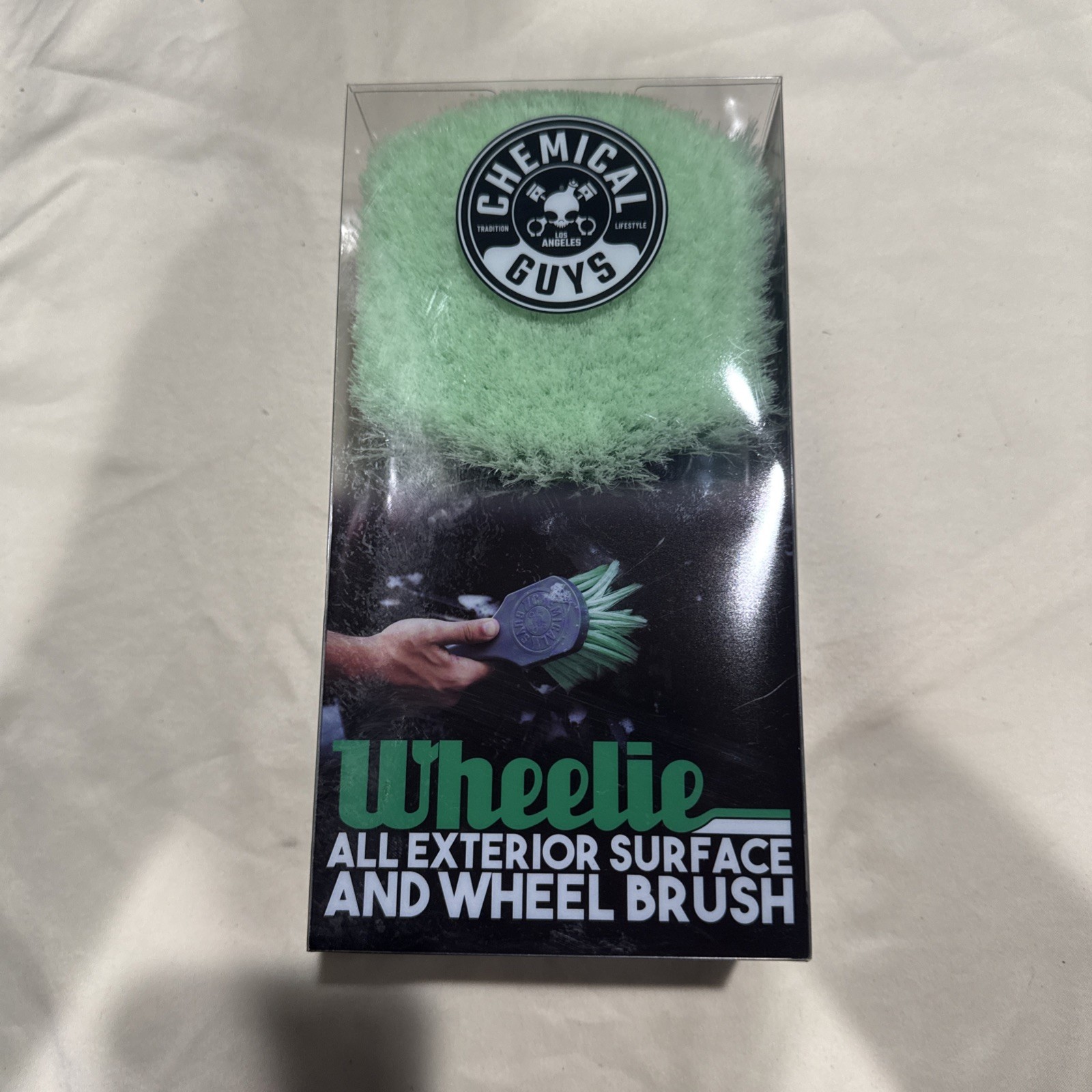 Chemical Guys Wheelie All Exterior Surface and Wheel Brush, Wheel Cleaner Brush