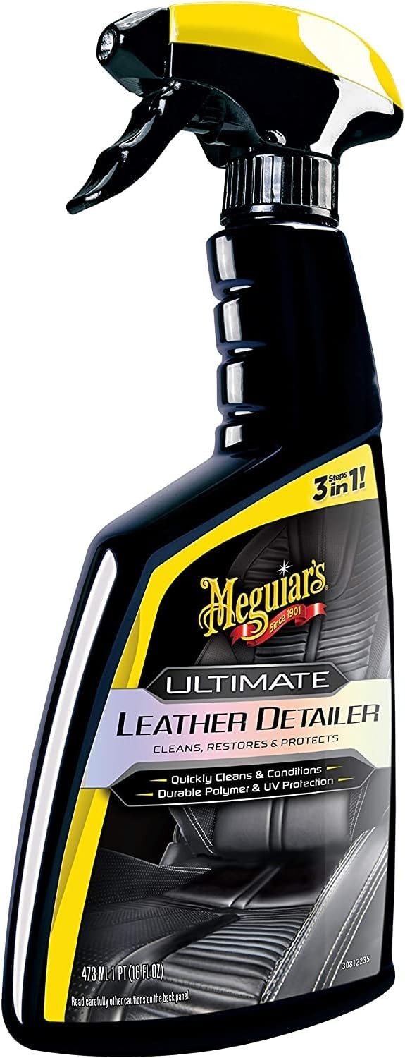 Meguiar’s Ultimate Leather Detailer, Cleans, Conditions & Protects Car Leather