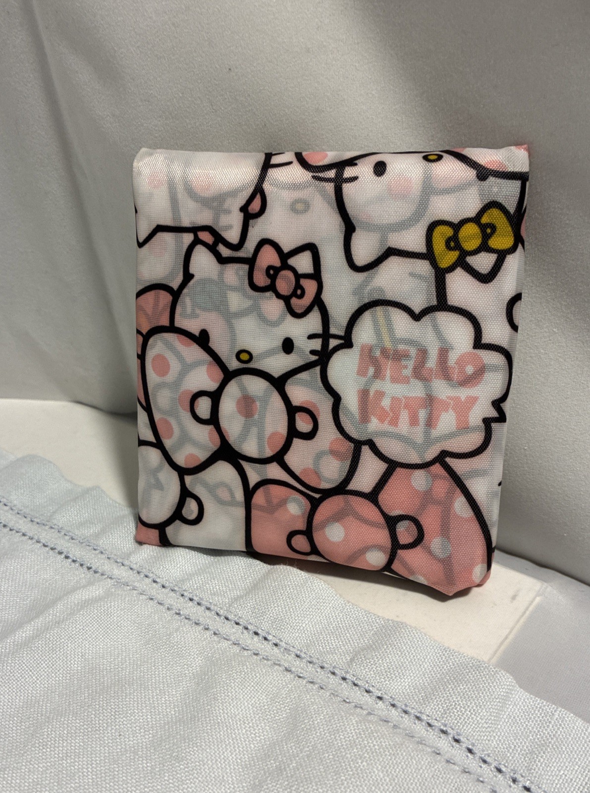 Hello Kitty Portable Foldable Reusable Shopping Shoulder Tote Bag 39x39cm