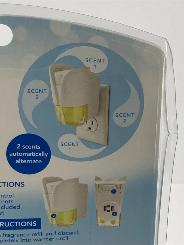 Febreze NOTICEables Scented Oil Warmer Plug In 2 in 1 Air Freshener NO REFILL