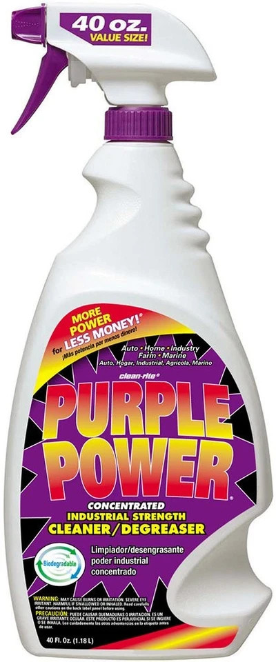 Purple Power Industrial Cleaner Degreaser 40 Oz Concentrated Formula