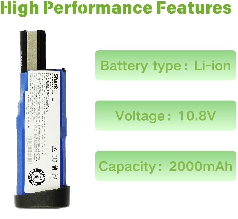 Original XFBT200 Battery For Shark WV200UK, WV200, WV201,WV205,WV220,Ion W1 Cord