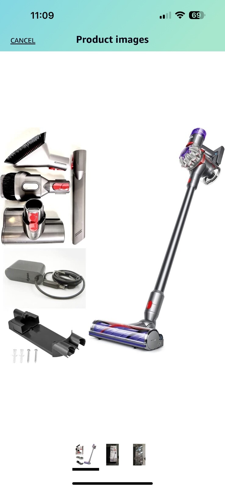 Dyson V8 115W Animal Cordless Stick Vacuum Cleaner – Purple