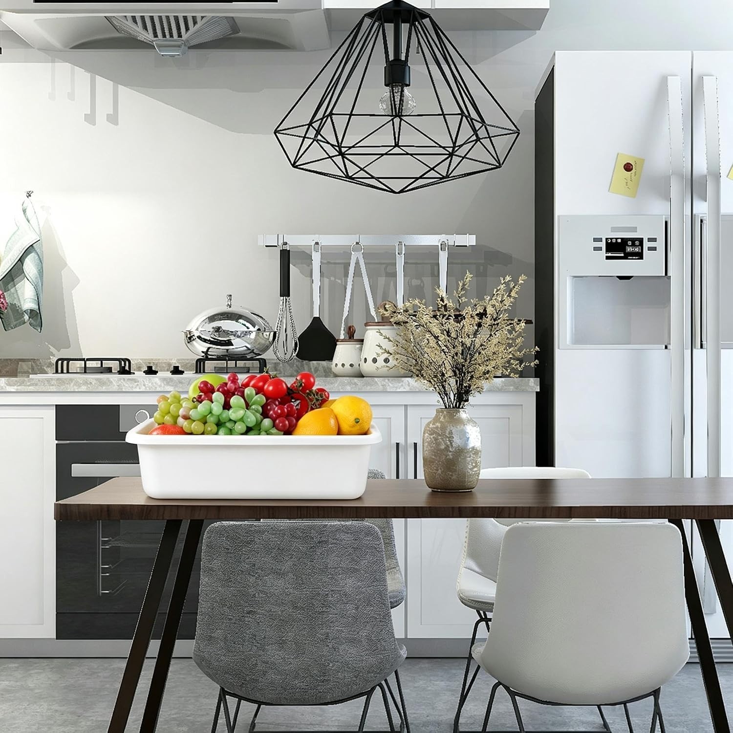 Modern 4-Pack Utility Boxes with Lift-Off Lid – Perfect for Food Prep & Storage