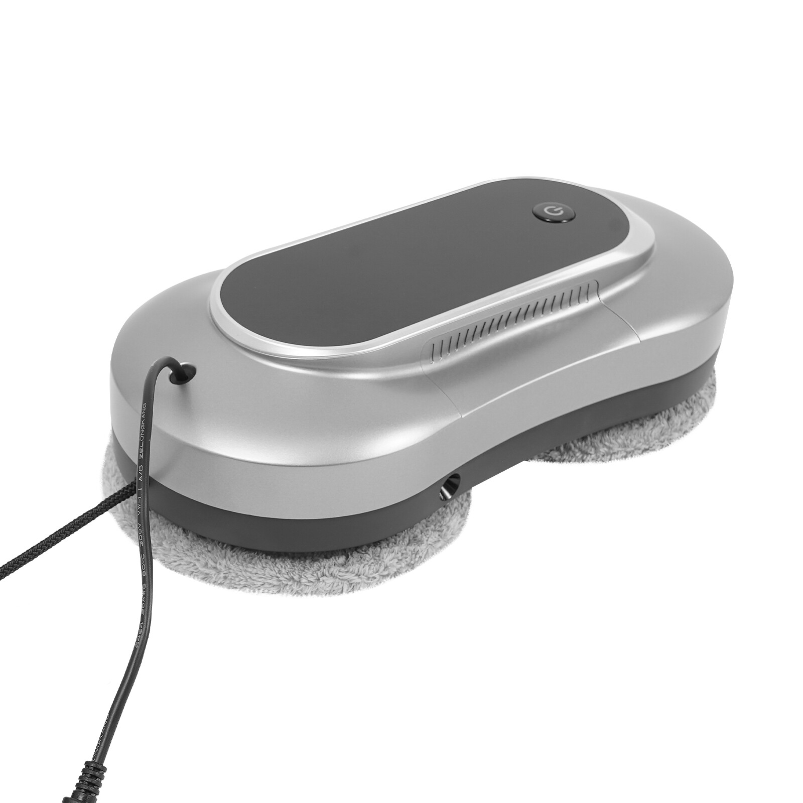 80W Bilateral Ultrasonic Nozzles Remote Silver-gray Smart Window Cleaning Robot