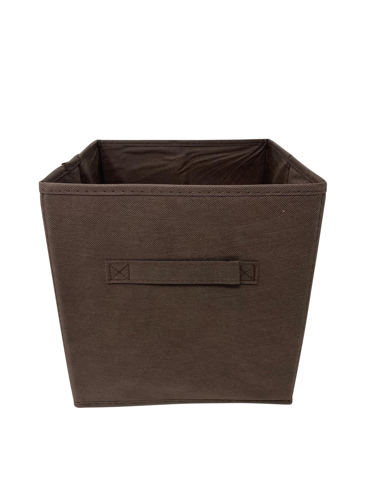 Brown 10″ 6 pcs Fabric Storage Bins Box Organizer Cube Basket Container