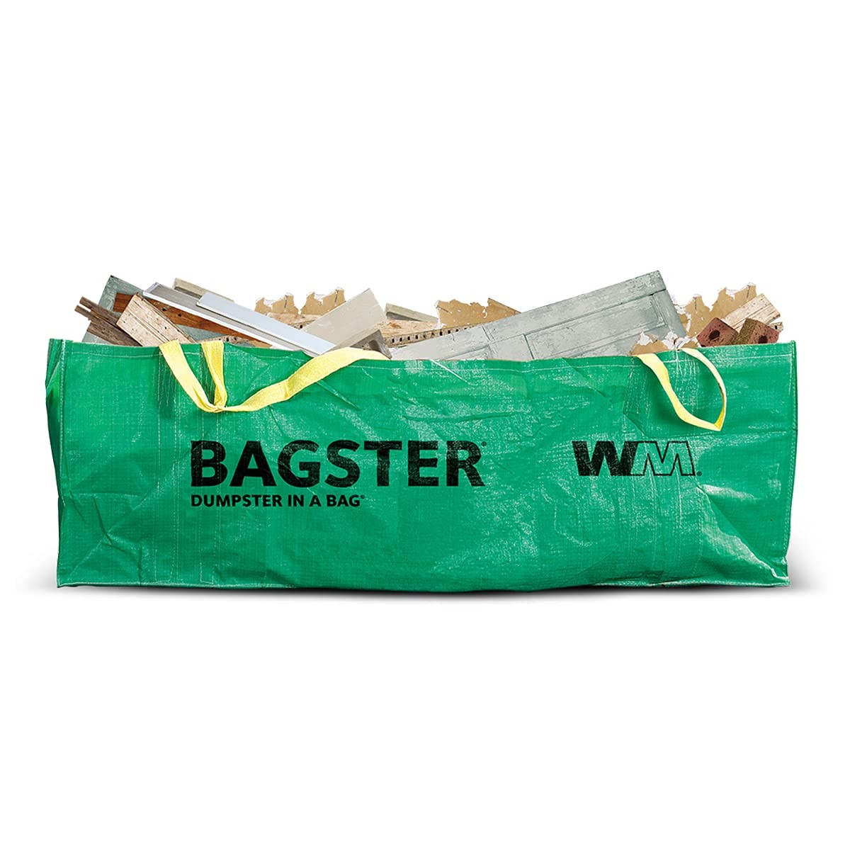BAGSTER 3CUYD Dumpster in a Bag holds up to 3,300 1 Count (Pack of 1), Green