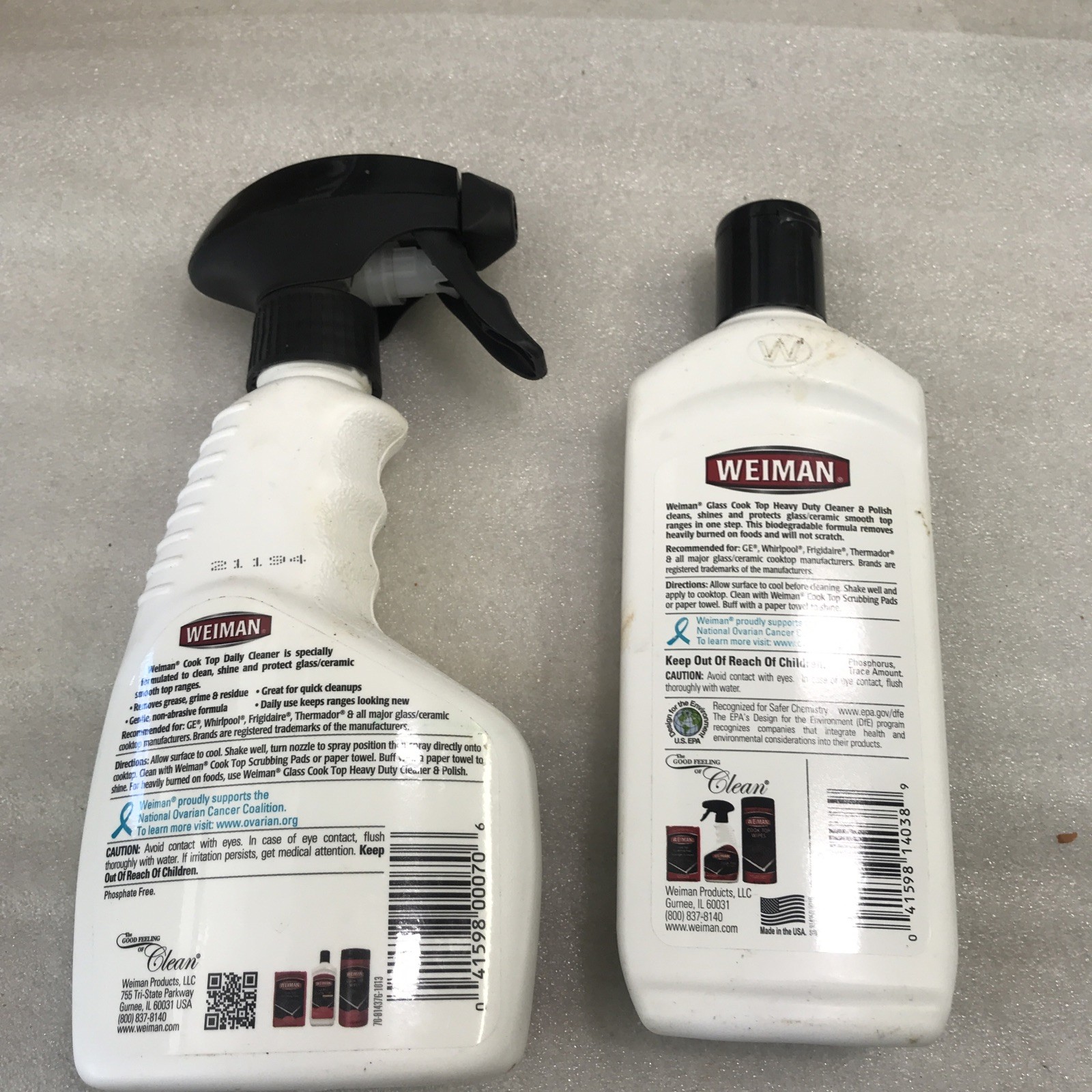 Weiman Cooktop & Stove Top Cleaner Kit – Glass Cook Top Cleaner, Heavy Duty
