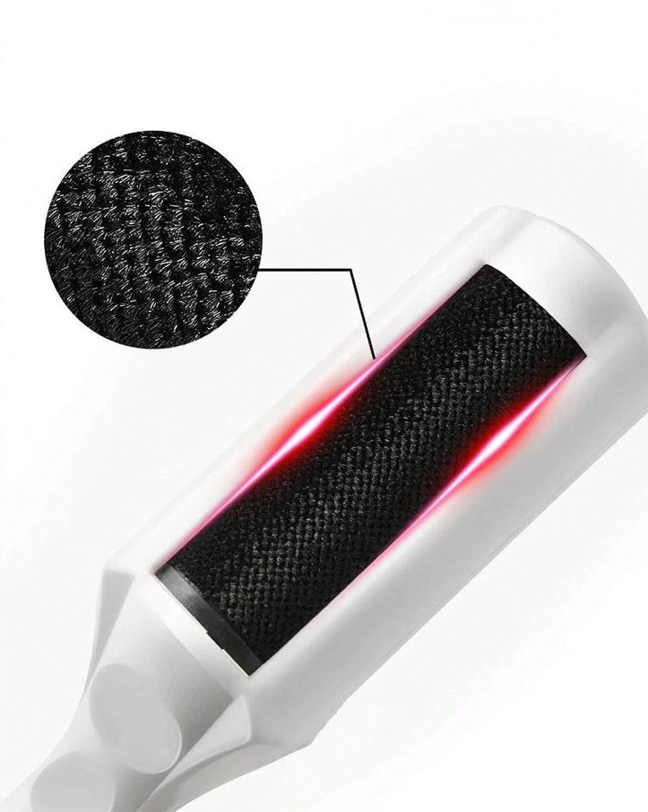 1pc Portable Lint Roller Static Brush Dry Cleaning Sticky Hair Remover Tool