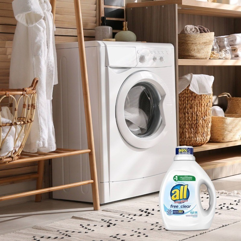 Unscented Free Clear for Sensitive Skin HE Liquid Laundry Detergent 118 fl oz