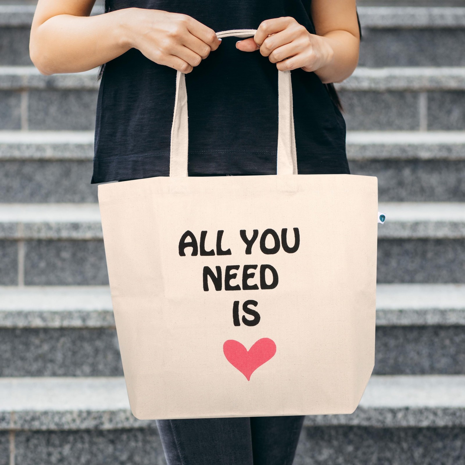 Tote Bag, Lightweight and High Capacity Natural Cotton Canvas Shopping Bag, M…